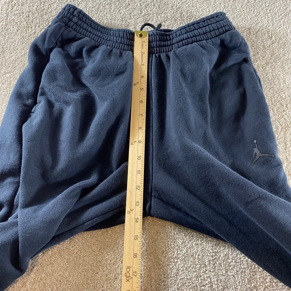 Jordan Jogger‎ Pants Mens Medium Black Excellent Fleece Mixed Media